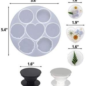 Pop Socket Mold For Phone-DIY Craft Epoxy Resin Work