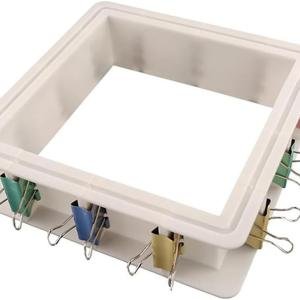 Adjustable Mold Housing for Silicone Molds Making, Plastic Housing Frame for DIY Silicone Rubber Mold,Resin Mold,Candle Molds,Soap Molds Making