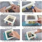 Adjustable Mold Housing for Silicone Molds Making, Plastic Housing Frame for DIY Silicone Rubber Mold,Resin Mold,Candle Molds,Soap Molds Making