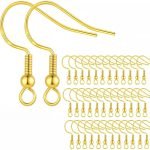 Ear Ring Hook (Golden Color)- 2 Piece