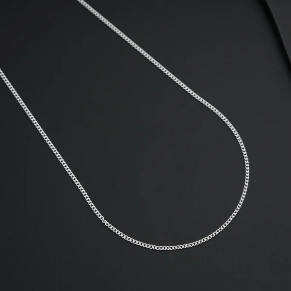 Silver Color Chain For Pendant Neckless DIY