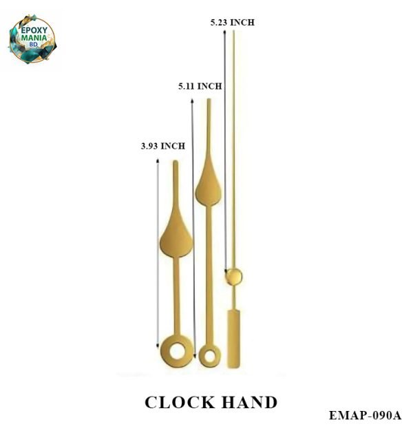 Golden Color Clock Hands (Best Quality) Full Metalic