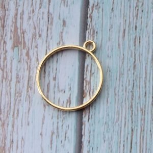 Round Shape Open Bezel (Golden Color)
