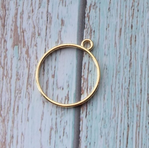 Round Shape Open Bezel (Golden Color)
