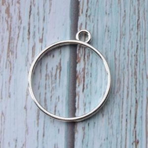 Round Shape Open Bezel (Silver Color)