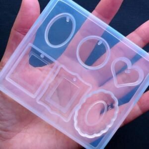 Mini Pendant Mold For Epoxy Resin DIY, Keychain, Locket, Pendant