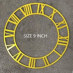 Roman Clock Number Acrylic Base