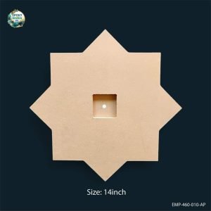Starshape MDF Clock Base For Epoxy Resin Clock DIY project Bangladesh