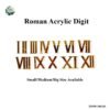 Acrylic Roman Clock Digit