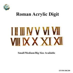 Acrylic Roman Clock Digit
