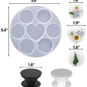Pop Socket Mold For Resin Craft