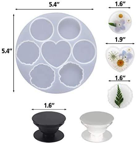 Pop Socket Mold For Resin Craft